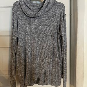 Aglow maternity/nursing cowl neck sweater